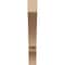 Ekena Millwork 3-inch W x 16-inch D x 22-inch H Balboa Rough Cedar Woodgrain TimberThane Knee Brace, Primed BRCUR03X16X22BOARCPR - alternate 2